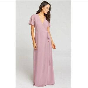 Show Me Your Mumu Noelle Flutter Wrap Braidsmaid Dress Wedding Formal NWT 2x